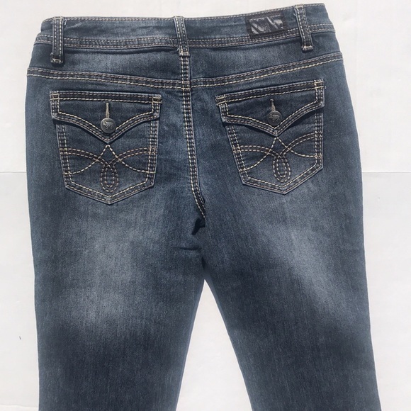 Earl Jeans Medium Wash Flare Jeans Size 7 - Picture 9 of 10